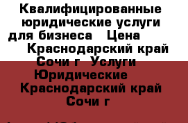 Квалифицированные юридические услуги для бизнеса › Цена ­ 15 000 - Краснодарский край, Сочи г. Услуги » Юридические   . Краснодарский край,Сочи г.